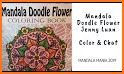 Adults Coloring Book - Mandala and Doodle related image