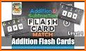 Addition and Subtraction Math Flashcard Match Game related image