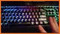 Shining Rainbow Keyboard Background related image
