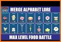 Merge Alphabet Food Battle related image