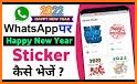 Happy New Year Stickers related image