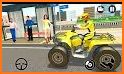 Super Hero Quad ATV Bike Taxi Drive Simulator related image