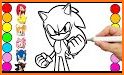 Soni Coloring Blue Cartoon related image