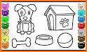 Dogs Coloring Book related image
