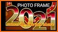 Happy new year photo frame 2021 related image
