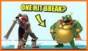 Ball Smashes Block - Fast action block smashing related image