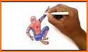 Coloring - Spider Homecoming Game related image