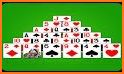 Solitaire pyramid card game for training brain related image