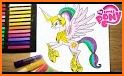 Princess Celestia Coloring Game related image