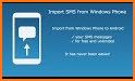 Import That App messages from Windows Phone related image