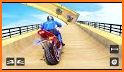 Police Bike Stunt Games : 3D Mega Ramp Stunts Game related image