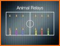 Animal relay race related image