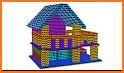 Houses Magnet World 3D - Build by Magnetic Balls related image