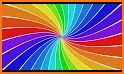 Rainbow Pinwheel Keyboard Background related image