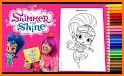Shimmer Coloring Book Game related image
