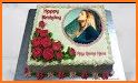 Name Photo On Birthday Cake - Birthday Photo Frame related image