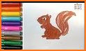 Squirrel Coloring Pages related image