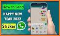 New Year 2022 sticker whatsapp related image