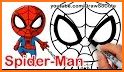 spider boy coloring superheros related image