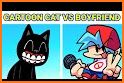 Battle vs Cartoon Cat FNF Mod related image