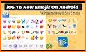 Keyboard iOS 16 - Emojis related image