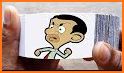 Coloring Book Mr Funny : Bean Coloring Game related image
