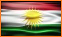 Kurdistan Flag for Kurdish related image
