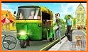 Tuk Tuk Taxi Sim 2020: Free Rickshaw Driving Games related image