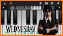 Wednesday Addams Piano game related image