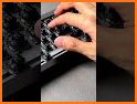 Silky Simple Black Keyboard Background related image