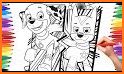 Paw Dog Patrol Coloring Pages related image