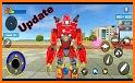 Heavy Excavator Robot Game: Helicopter Robot war related image