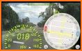 Speedometer GPS dashboard Car Map & Dashcam related image
