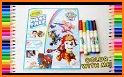 Paw Coloring Book for Puppy patrol Cartoon Kids related image