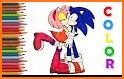 Coloring Book for Sonic related image