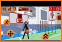 Stickman Neighbor. Basketball Basics Teacher 3D related image