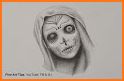 Scary Halloween Coloring Pages - Sugar Skulls related image