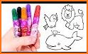 Animal Color By Number - Animal Coloring Pages related image