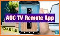 AOC TV Remote for Roku OS Smart TV related image