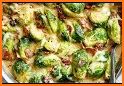 Oven roasted Brussels sprouts with parmesan cheese related image