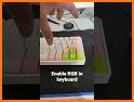 Neon Color Flash Keyboard Background related image