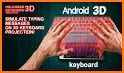 Galaxy 3d Hologram Keyboard Theme related image