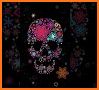 Colorful Flower Skull Theme related image