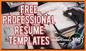 Free resume maker CV maker templates formats app related image