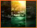 Green Waterfall Live Theme related image