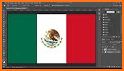 Mexico Photo Flag Editor related image
