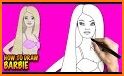How To Draw Barbie - Step By Step Easy related image