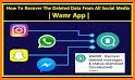WAMR - Recover deleted messages & status download related image
