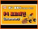 Digger building instruction for Lego 10698 related image