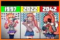 FNF but ALL Monika.EXE Test related image